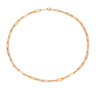 Archen Elegante Goldene Kettenhalskette