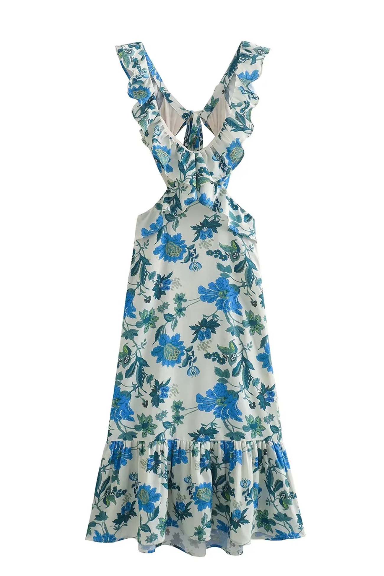 Azaria™ | Geblümtes Kleid mit Rüschen