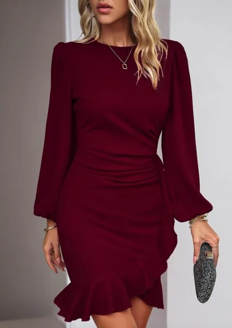 Nadine | Rüsche Festliches Bodycon kleid