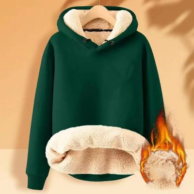Lässige Sherpa-Winterjacke für Männer