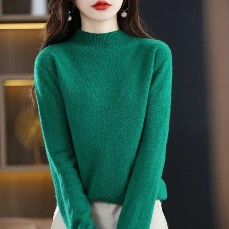 Pullover mit Stehkragen für Damen