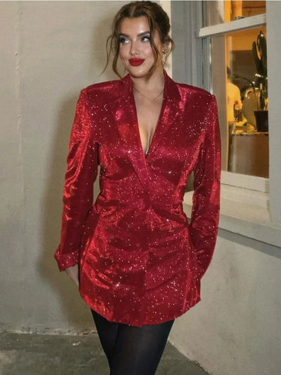 Gia™ | Funkelndes Blazerkleid