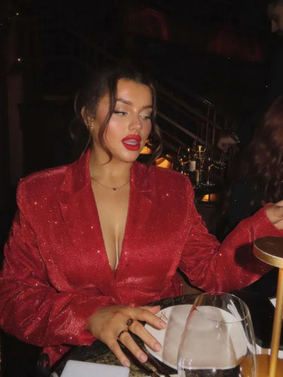 Gia™ | Funkelndes Blazerkleid