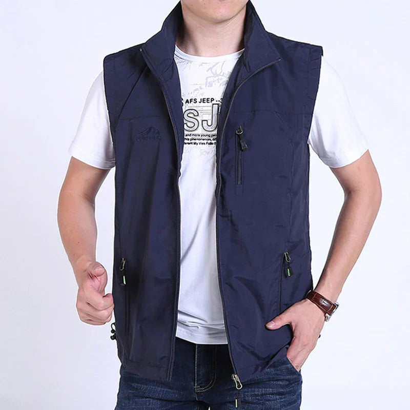 Weste für Herren - Sommer Outdoor Ärmellose Jacke