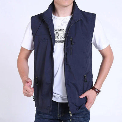 Weste für Herren - Sommer Outdoor Ärmellose Jacke