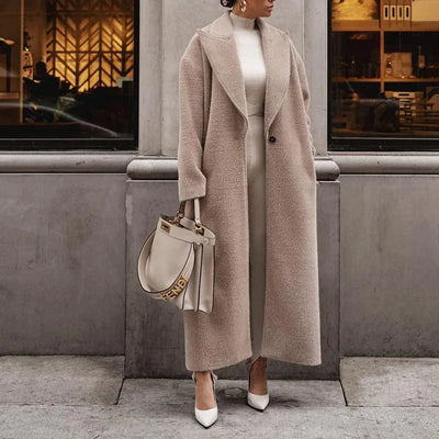 Kuscheliger Oversized-Langmantel für Frauen