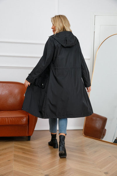 Lange Regenjacke für Frauen