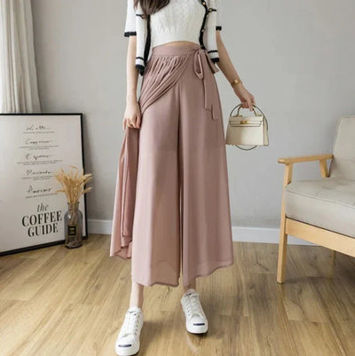 Tanja Sommerrockhosen | Stilvolle moderne Midi-Länge High-Waist Damenrockhosen