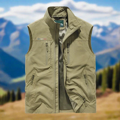 Becker Weste | Lässige multifunktionale Sommer-Outdoor-Westen für Männer