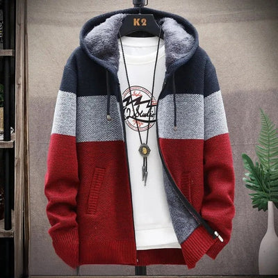 Hoodie für Herren - Leichte Strickjacke für den Sommer