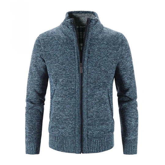 Enrich - Baumwoll-Strickfleecejacke