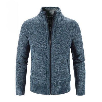 Enrich - Baumwoll-Strickfleecejacke