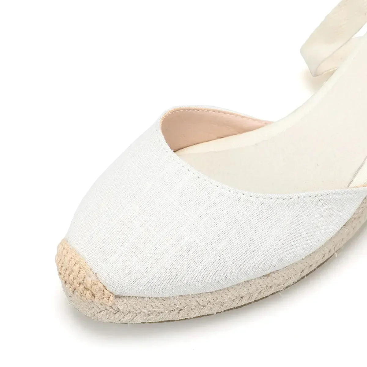 Tônivis Espadrilles Plateau | Bequeme Damen Keilabsatz Schnür-Sandalen für den Sommer 2024