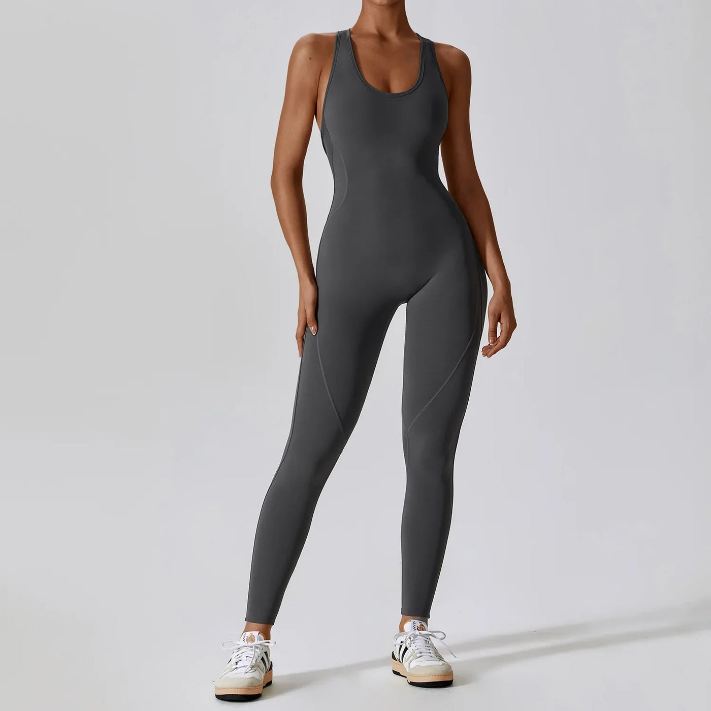 Miranda | Yoga Jumpsuit Mit Offenem Rücken