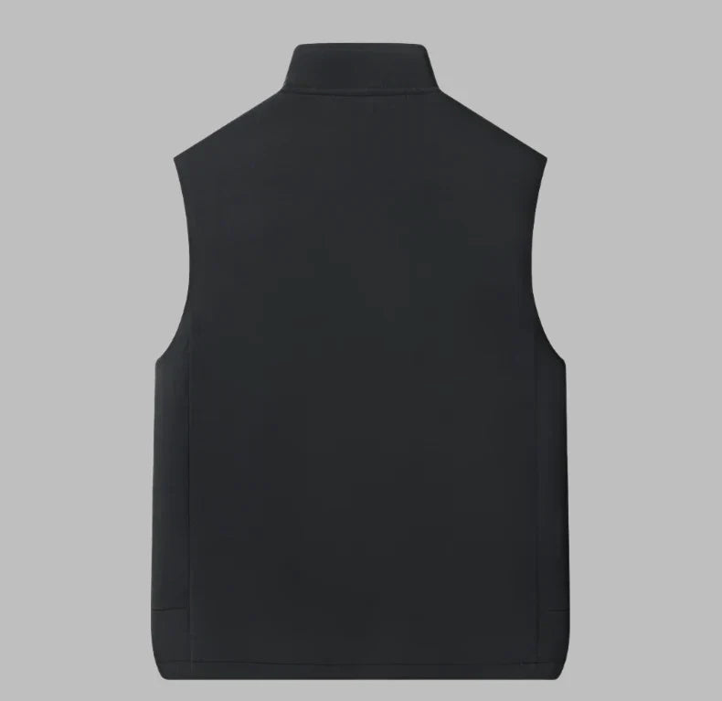 Sommerweste für Herren - Leichte Ärmellose Outdoor Weste mit Fleece-Futter