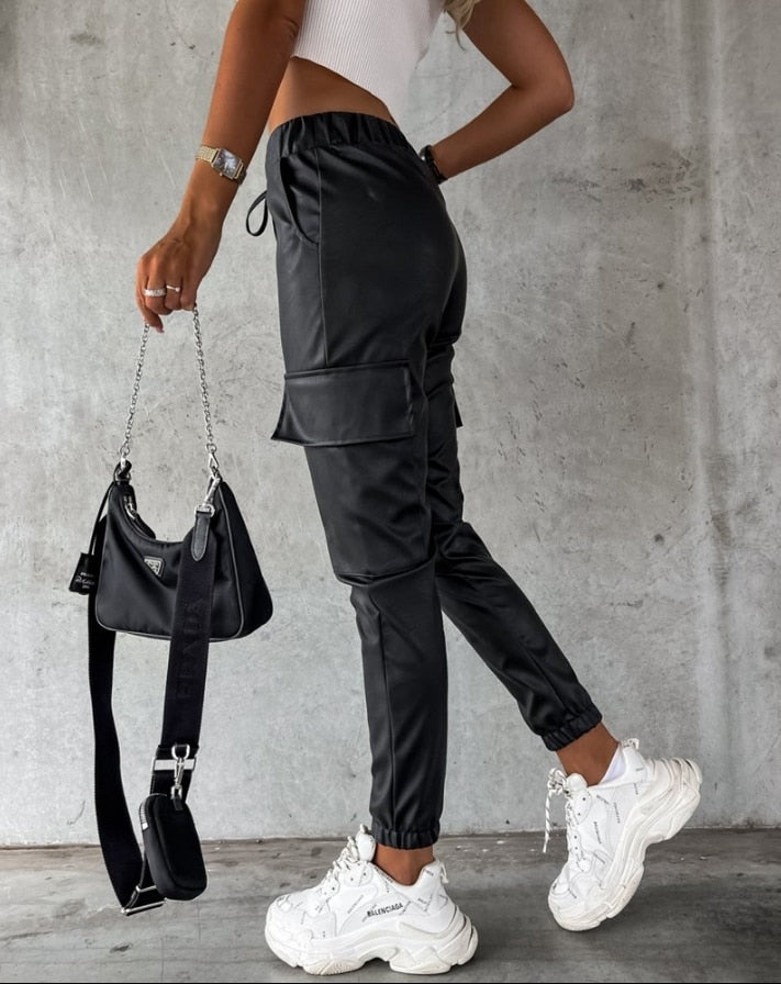 Bari® | Cargohose Cargohose in Lederoptik