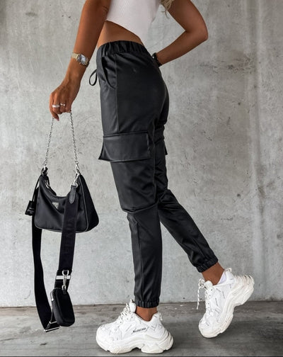 Bari® | Cargohose Cargohose in Lederoptik