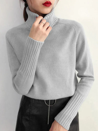 Klassischer Rollkragenpullover für Damen