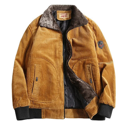 Gemütliche Cord-Winterjacke für Herren