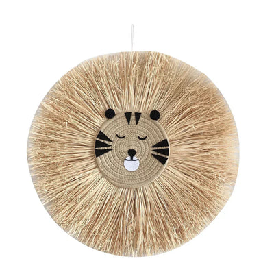 NordicWild Handgewebter Wandteppich – Skandinavisches Tiermotiv