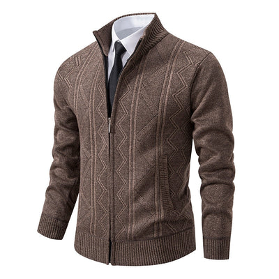 Strickjacke mit Reißverschluss für Herren
