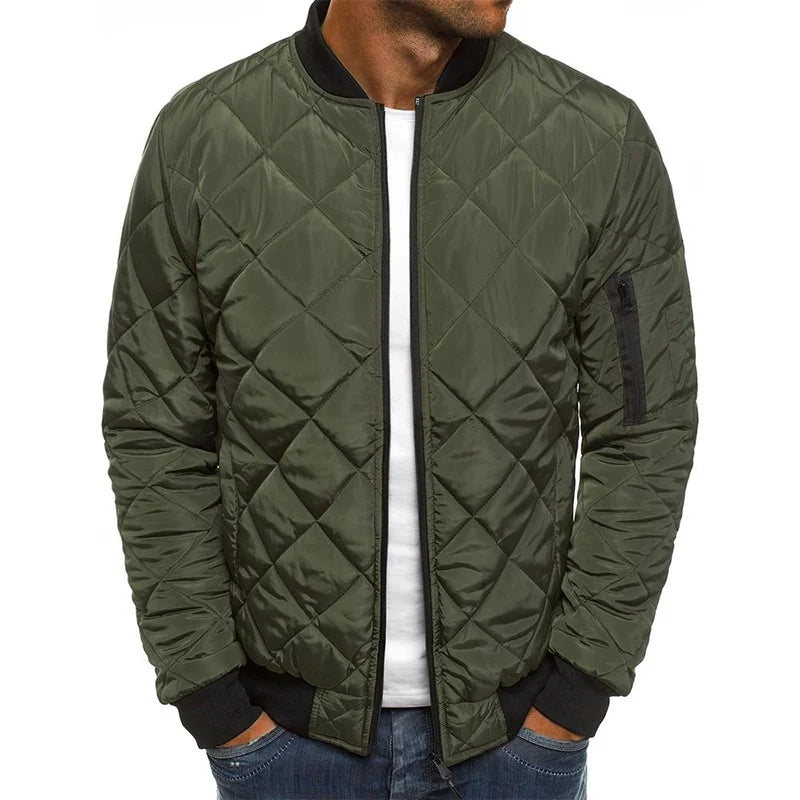 Ambrogio | Casual Jacke Premium mit Rhombusdesign