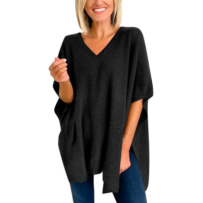 Aurica® | Bluse mit unregelmäßigem Saum und V-Ausschnitt