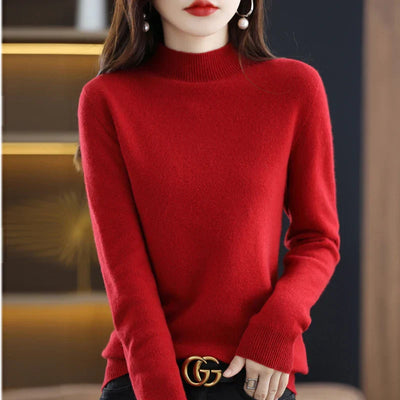 Pullover mit Stehkragen für Damen