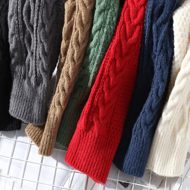 Klassischer Loose Fit-Strickpulloverfür Herren