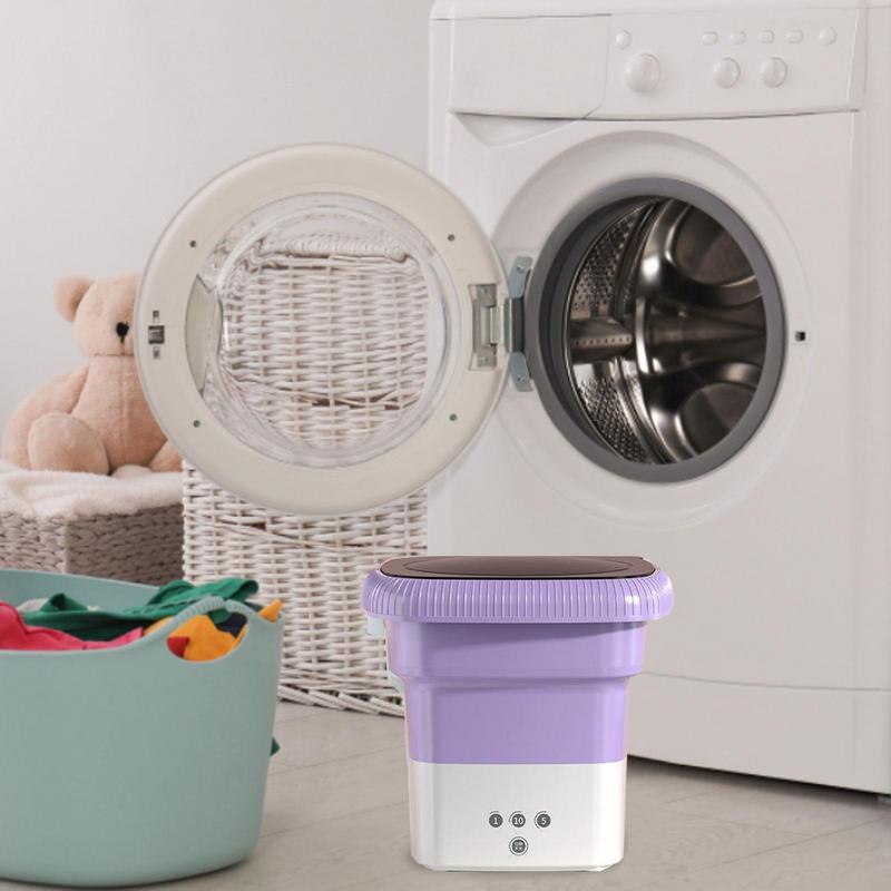 AquaFold Mini Waschmaschine – Kompakte, zusammenklappbare Waschmaschine für einen smarten Lebensstil