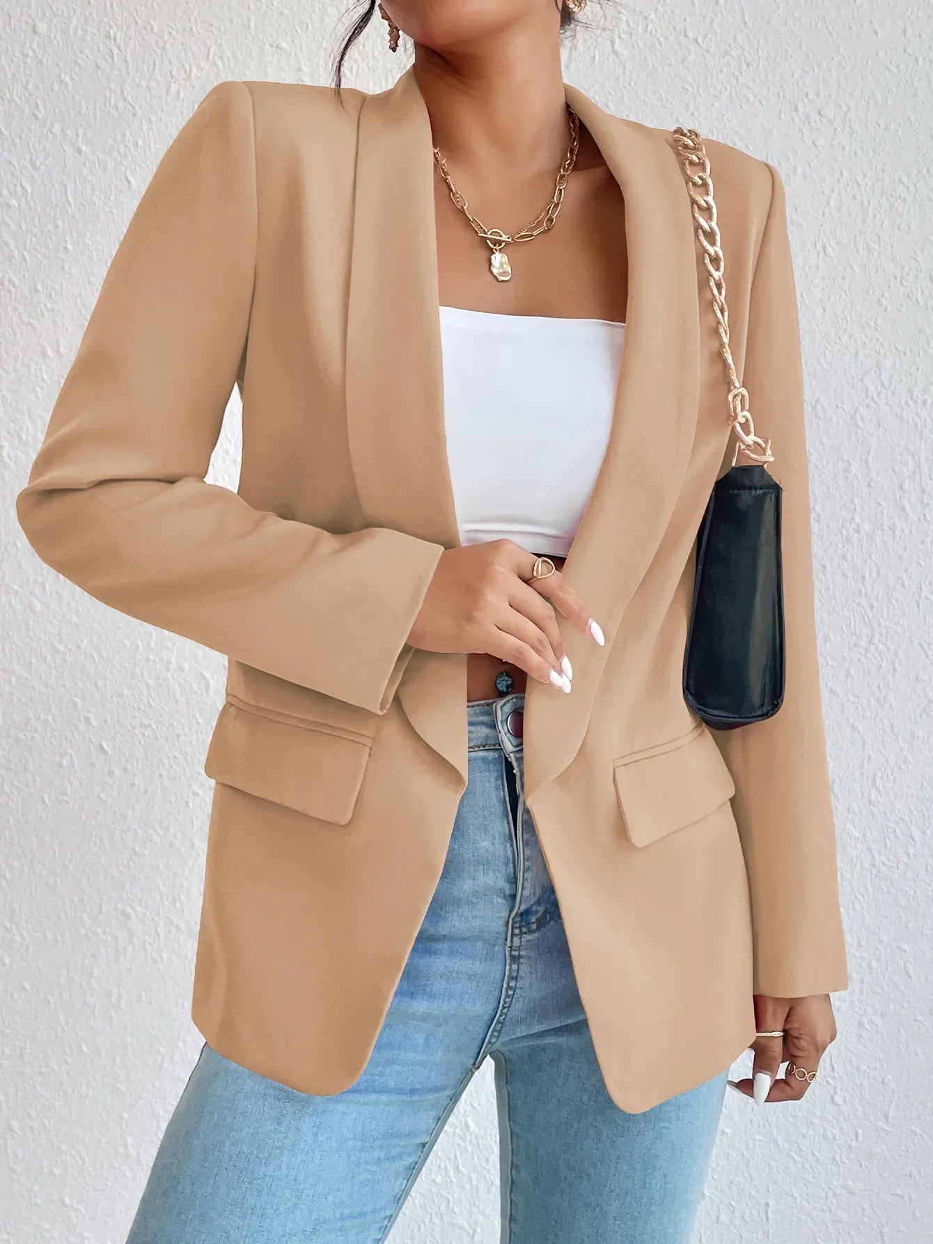 Blazer für Damen – Elegante lange Sommerjacke