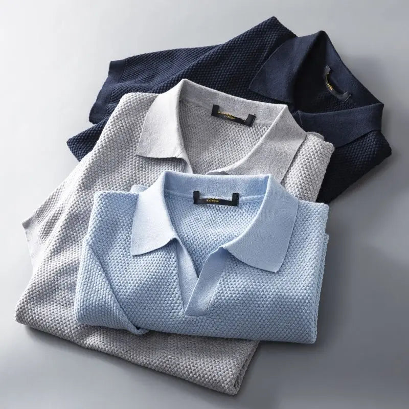 Luxe Herren Poloshirt aus peruanischer Baumwolle
