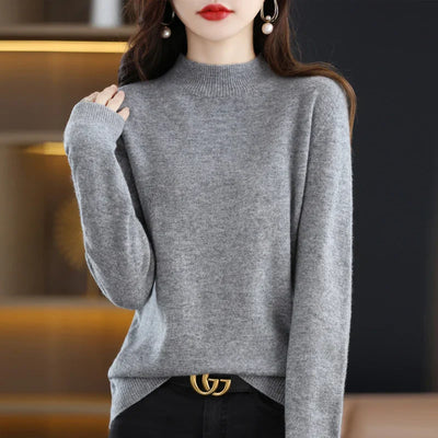 Pullover mit Stehkragen für Damen