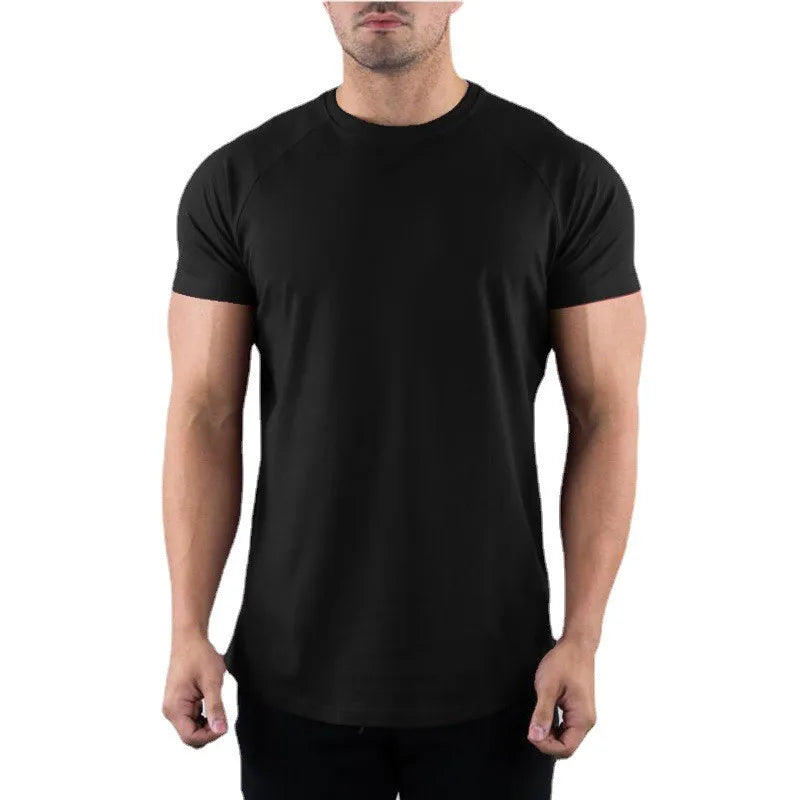 Herren Bequem Slim Fit T-Shirt | Rundhals