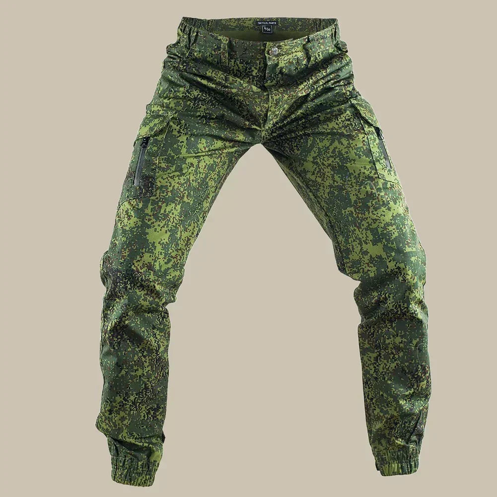 Cargohose für Herren - Leichte Sommer-Wanderhose im militärischen Stil für Outdoor