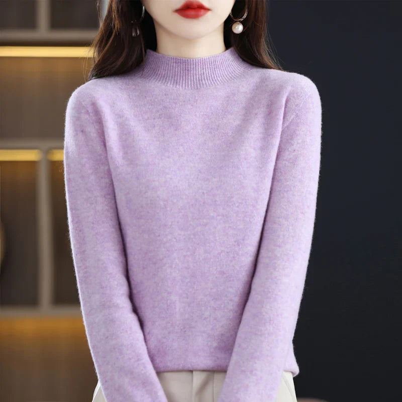 Pullover mit Stehkragen für Damen