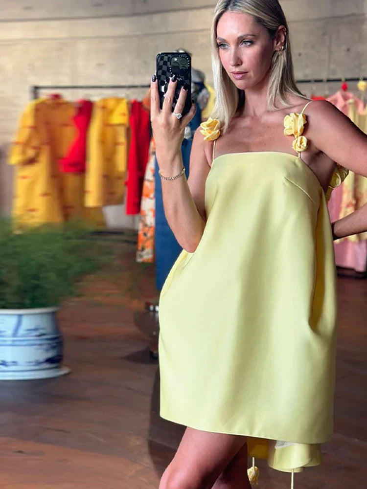 Fiona – Roséfarbenes Mini Kleid