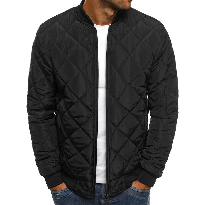 Ambrogio | Casual Jacke Premium mit Rhombusdesign