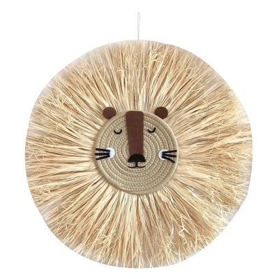 NordicWild Handgewebter Wandteppich – Skandinavisches Tiermotiv