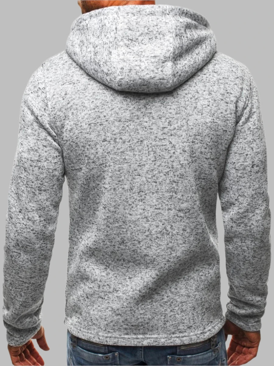 Sommer Hoodie für Herren - Leichtes Sweatshirt mit Reißverschluss und Kapuze
