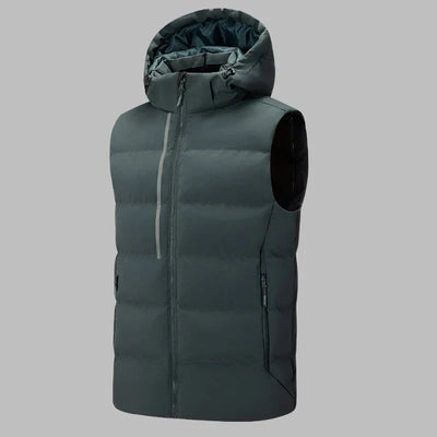 Steppweste für den Herbst - Leichte Übergangsjacke mit Kapuze für Herren