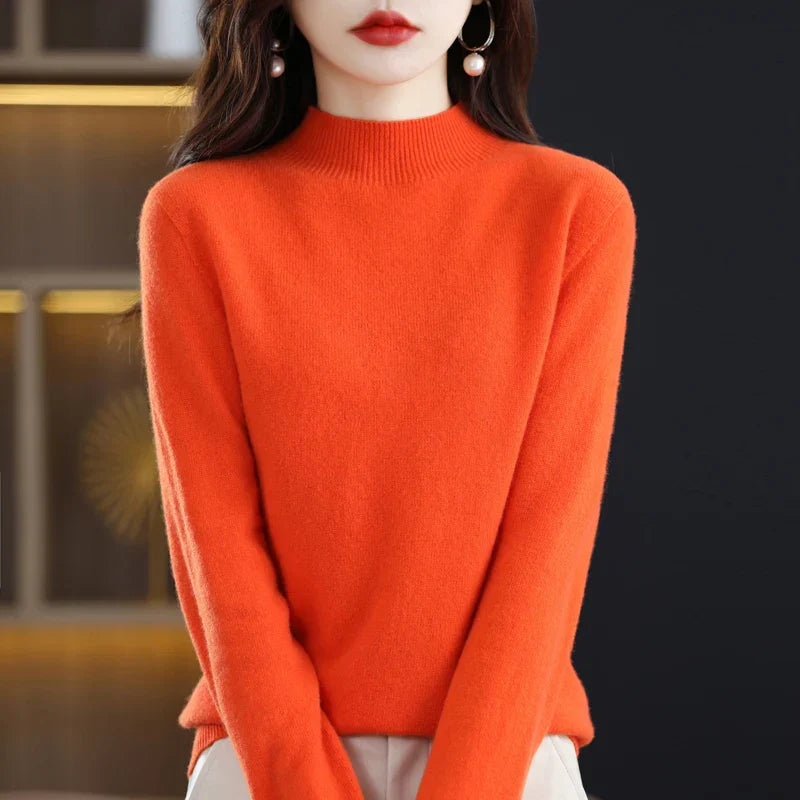 Pullover mit Stehkragen für Damen