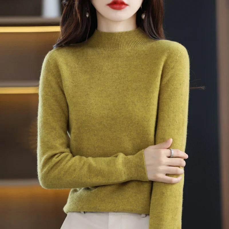 Pullover mit Stehkragen für Damen