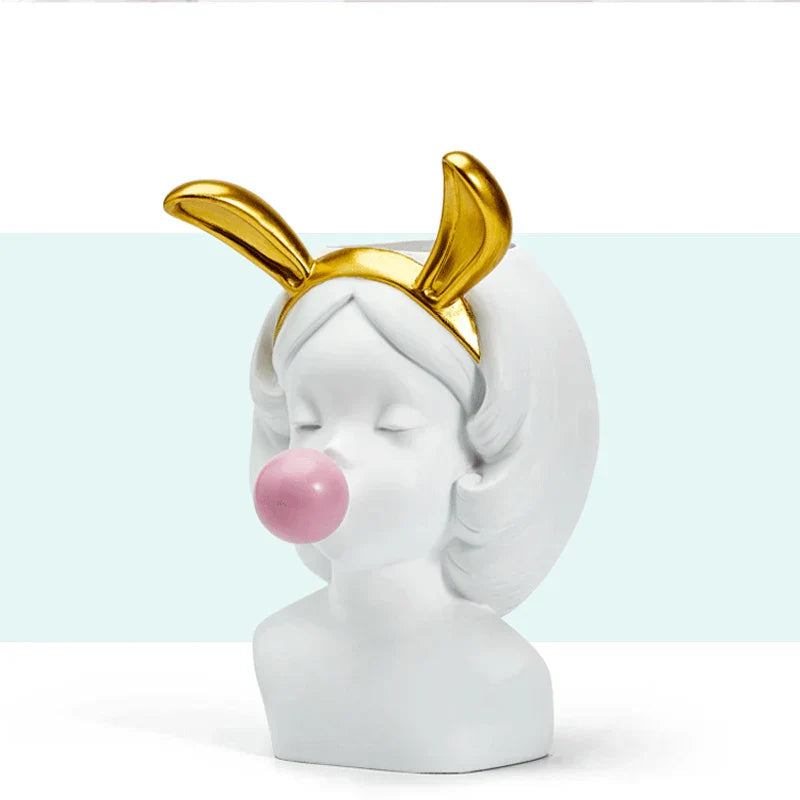 EarthenWhimsy Pop Art Vase – Kompakte Keramikvase