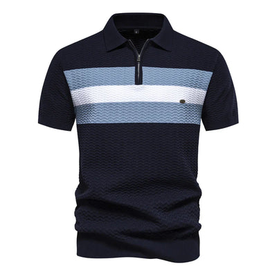 Stylisches Herrenhemd mit Rippenmuster