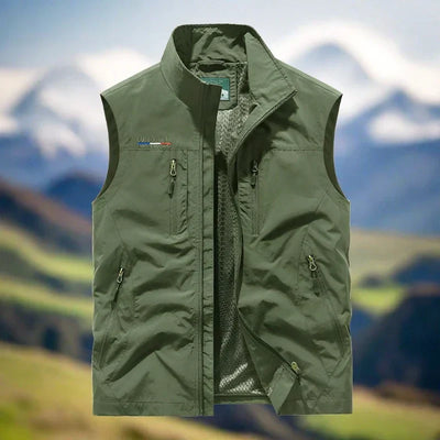 Becker Weste | Lässige multifunktionale Sommer-Outdoor-Westen für Männer
