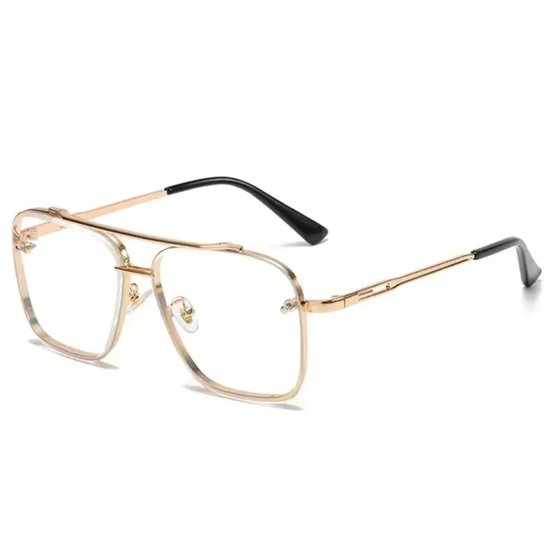 Stylische Herren Sonnenbrillen im quadratischen Pilotenstil