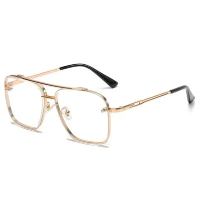 Stylische Herren Sonnenbrillen im quadratischen Pilotenstil