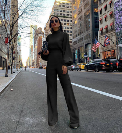 Eleganter Puffärmel-Jumpsuit für Damen