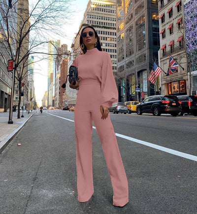 Eleganter Puffärmel-Jumpsuit für Damen